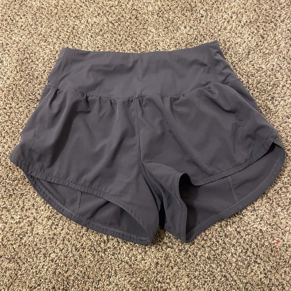 Amazon High Waisted Mesh Lined Zipper Pocket Activewear Running Shorts